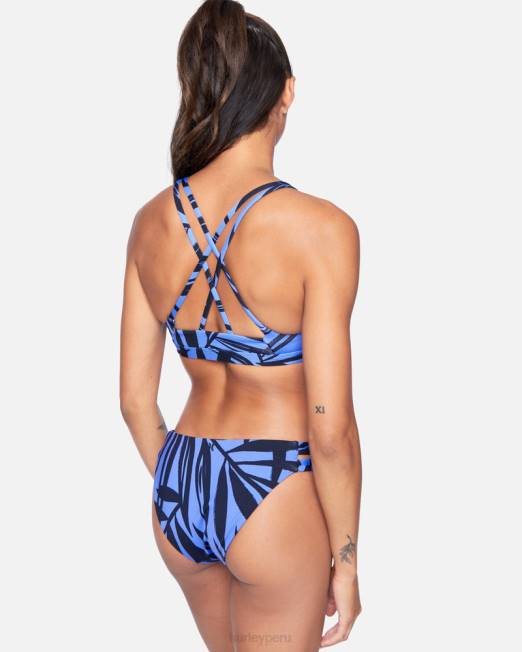 mujer Hurley hojas de laguna braguita de bikini moderada max mystic leaves ropa 8L2D546