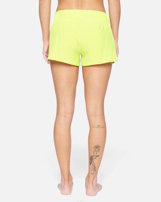mujer Hurley lima neón bañador aquas sólido de 2,5\" ropa 8L2D520