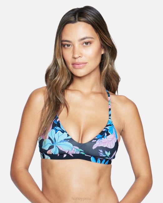 mujer Hurley paraíso perdido multi top de bikini ajustable paraíso perdido ropa 8L2D524
