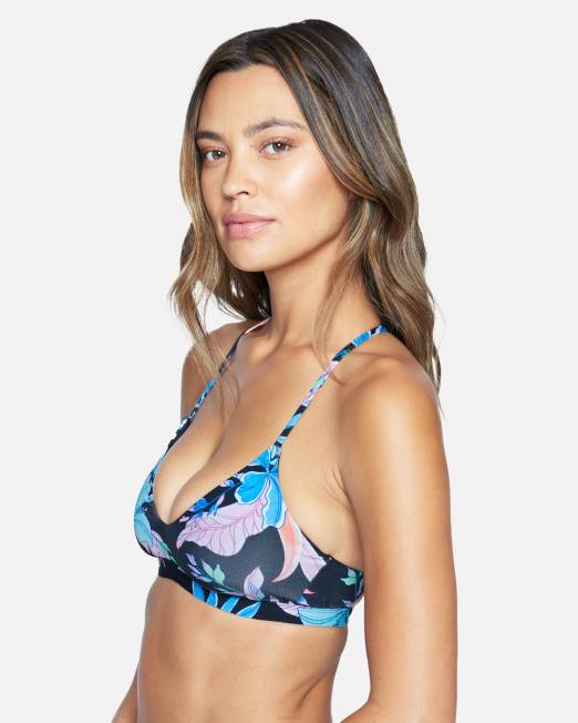 mujer Hurley paraíso perdido multi top de bikini ajustable paraíso perdido ropa 8L2D524