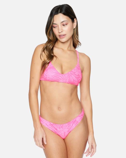 mujer Hurley ponche rosa caminata por la jungla fondo moderado ropa 8L2D472