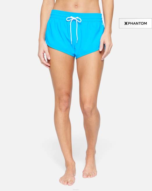mujer Hurley ritmo azul bañador phantom solid de 2,5\" ropa 8L2D492