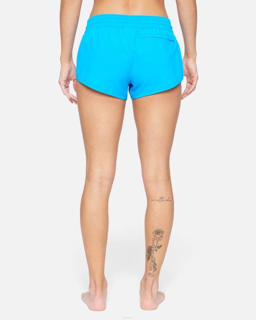 mujer Hurley ritmo azul bañador phantom solid de 2,5\" ropa 8L2D492