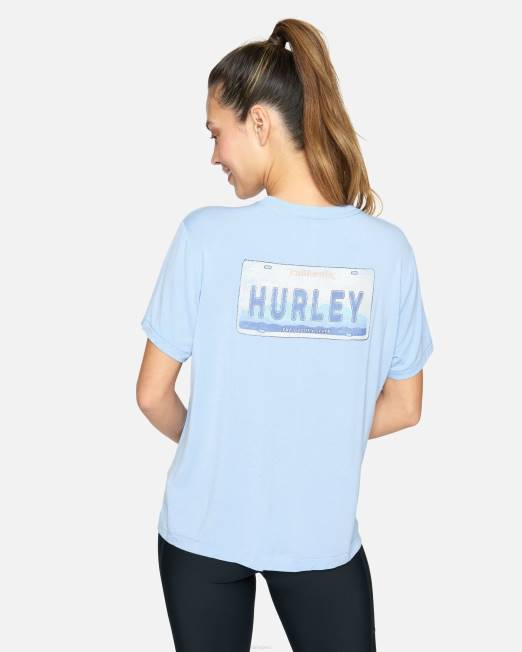 mujer Hurley brazo pantanoso camiseta de novia del estado dorado ropa 8L2D517
