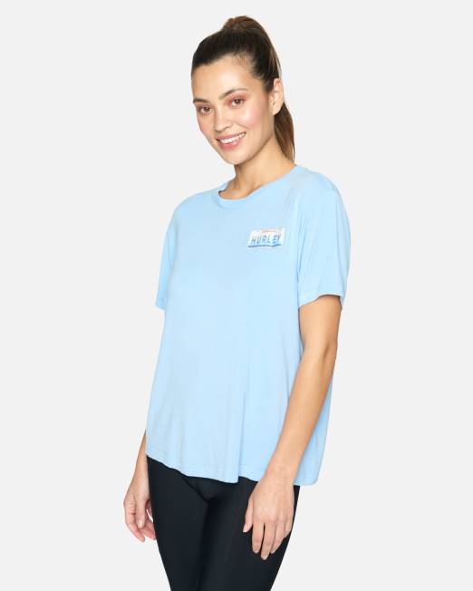 mujer Hurley brazo pantanoso camiseta de novia del estado dorado ropa 8L2D517