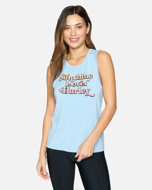 mujer Hurley brazo pantanoso camiseta musculosa amante del sol ropa 8L2D557