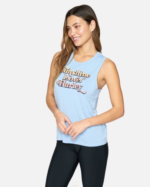 mujer Hurley brazo pantanoso camiseta musculosa amante del sol ropa 8L2D557