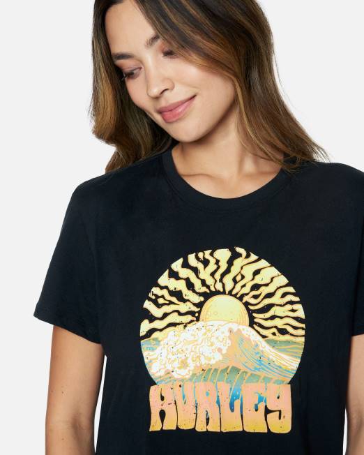 mujer Hurley caviar camiseta de novia relajada funk ropa 8L2D563