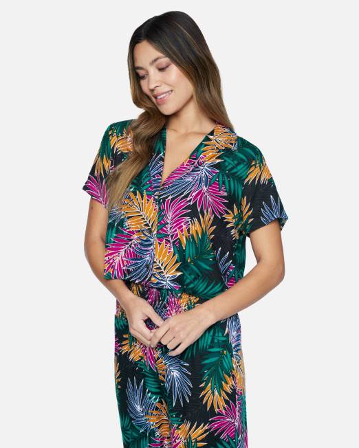 mujer Hurley danza de la palma trabajarlo arriba ropa 8L2D568