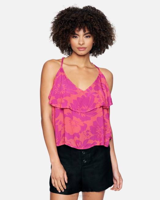 mujer Hurley knockear tanque en capas ali ropa 8L2D582