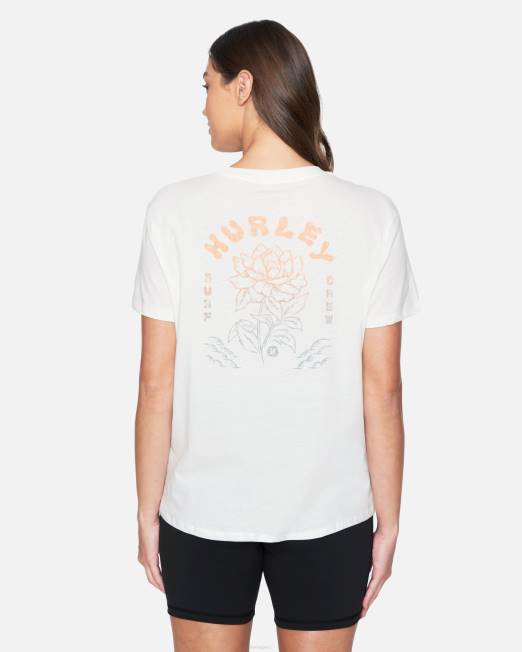mujer Hurley malvavisco Camiseta de novia relajada lavada Sofía ropa 8L2D504