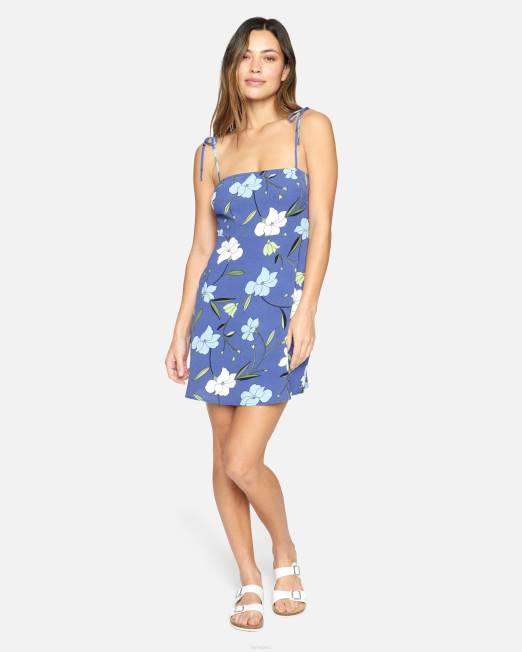 mujer Hurley azul oscuro mini vestido de amapola ropa 8L2D590