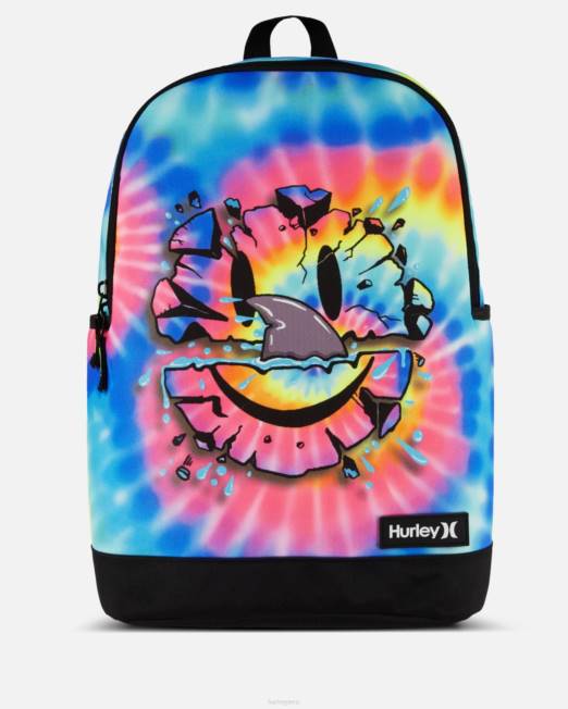 niños Hurley negro (teñido anudado) una y única mochila gráfica accesorios 8L2D615