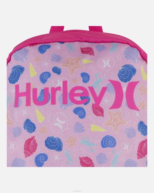 niños Hurley rosa multicolor Un único juego de almuerzo tipo mochila. accesorios 8L2D621