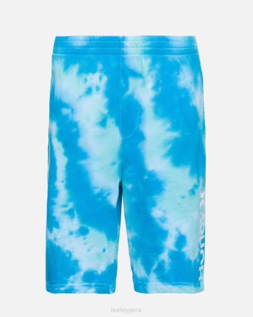 niños Hurley mirada azul shorts con efecto tie-dye ropa 8L2D613