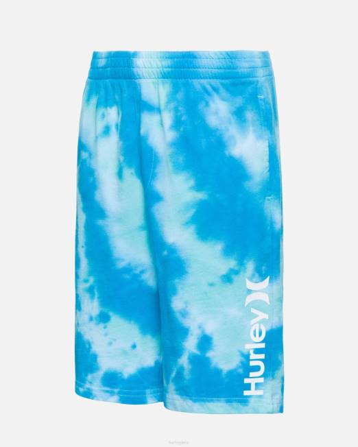 niños Hurley mirada azul shorts con efecto tie-dye ropa 8L2D613