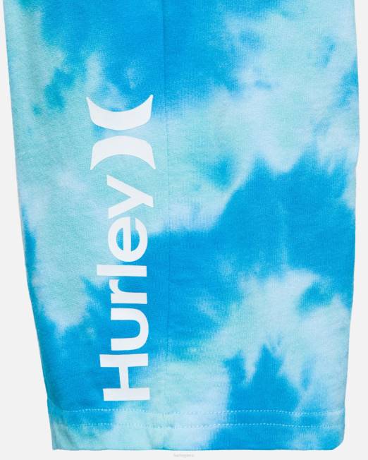 niños Hurley mirada azul shorts con efecto tie-dye ropa 8L2D613