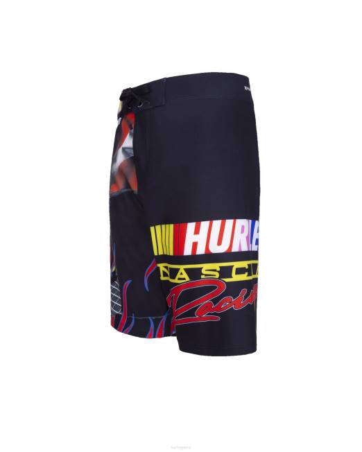 niños Hurley negro bañador fantasma x nascar ropa 8L2D611