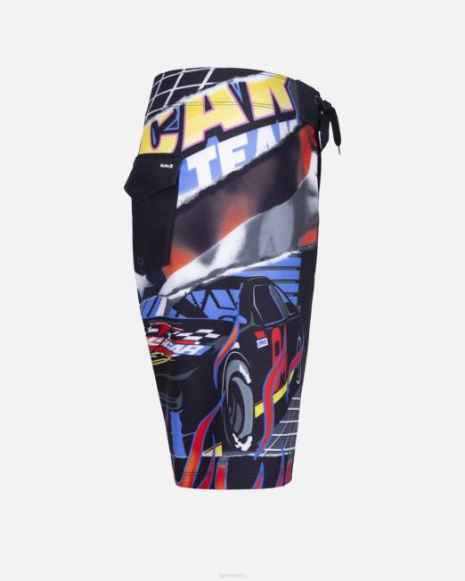 niños Hurley negro bañador fantasma x nascar ropa 8L2D611