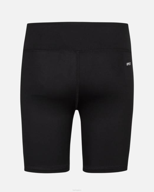 niños Hurley negro pantalones cortos de bicicleta activos para la playa ropa 8L2D617