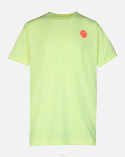 niños Hurley brezo con toque de limón camiseta a cuadros sonriente ropa 8L2D609