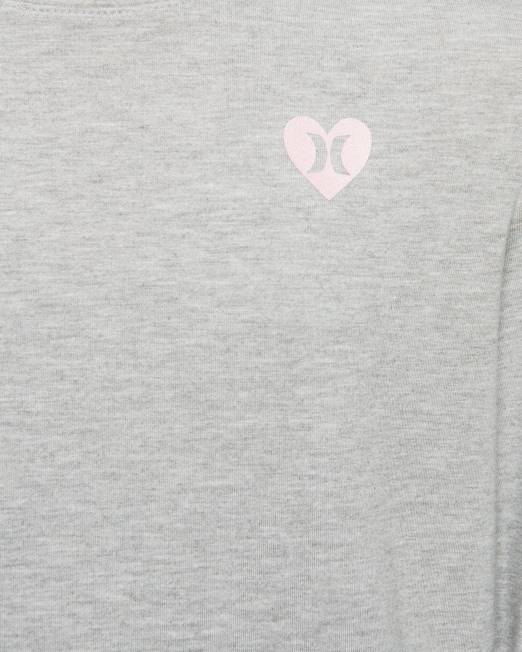 niños Hurley brezo gris oscuro pequeño cuello redondo deportivo arcoíris ropa 8L2D619