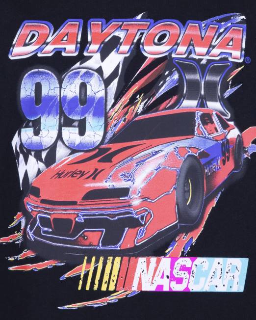 niños Hurley negro camiseta de manga corta para todos los días x nascar ropa 8L2D610